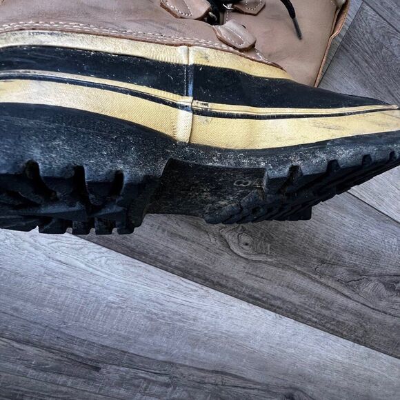 Sorel Caribou Waterproof Boots Wool Liners Lace Ups Snow Rain Utility Warm Mens - Picture 11 of 11